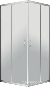 Душевое ограждение 90*90*190, раздвижные дверцы, профиль хром, без поддона Veconi RV RV101-90-01-C4 (RV101-90-01-C5)