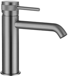 Смеситель для раковины, без д/к, (цв.графит браш.), Priority ZZ