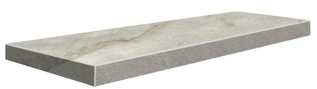 Ступени AtlasConcorde Россия EMPIRE Empire Arabescato Scal. Ang. Dx 33x60/ЭМПАИР АРАБЕСКАТО СТУПЕНЬ УГЛОВАЯ ПР 33x60 Белый 