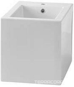 Биде напольное 37,5х51cм, 1 отв. д/смес. (без креплений F81),  ZZ Simas Frozen FZ 04