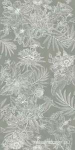 Керамическая плитка Kerama Marazzi Таделакт Декор  зелёный светлый матовый обрезной  60x119,5x0,9 Зеленый 