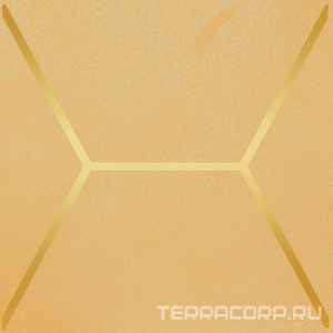 Керамическая плитка Kerama Marazzi Витраж Декор  желтый 15x15 Желтый 