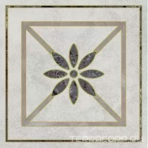 Керамогранит Kerama Marazzi Серенада Вставка  2 лаппатированный обрезной 7,2x7,2 Комбинированный 