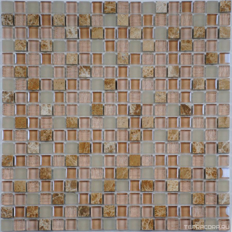 Мозаика Спектр-М Микс стекло Мозаика из стекла на сетке SK10-195 30x30 Комбинированный, фото 3