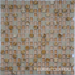 Мозаика из стекла на сетке SK10-195 ZZ 30x30