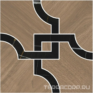 Керамогранит Kerama Marazzi Монтиони Декор  наборный матовый 1 30x30 Комбинированный 