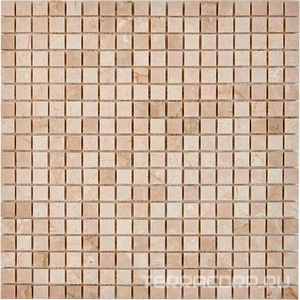 Мозаика Мастера Керамики Glass 231 Cream marfil (чип 15x15) 30,5х30,5 n/a 