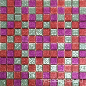 Мозаика Мастера Керамики Glass Мозаика F49.50.52 (чип 23x23) 30х30 Комбинированный 