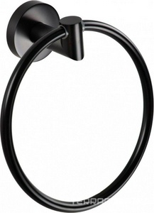 Полотенцедержатель-кольцо, (цв.черный матовый),  ZZ Bemeta Dark 104204060