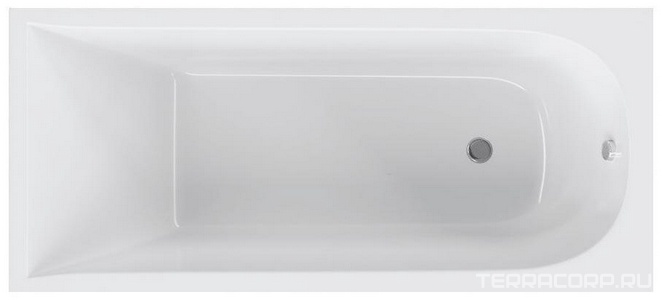 Ванна 180х80см, без ножек/рамы, панелей, слива-перелива, (акрил цв.белый),  ZZ Alba Spa Impero ВПР0210200100
