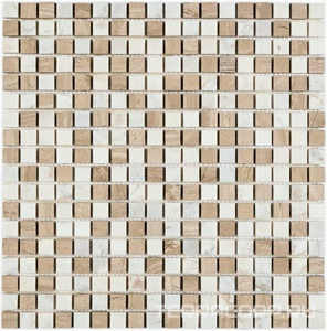 Мозаика Bonaparte Мозаика из натурального камня Melange-15 (15x15x7) 30,5x30,5 Комбинированный 