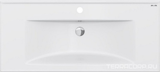 Раковина для тумбы X-Joy, 100 см, цв. белый глянец, ZZ