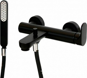 Смеситель для ванны OLE настенный, матовый черный XX