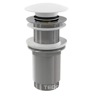 Донный клапан для раковины, Up&Down, для всех раковин,КРОМЕ Armonia, Alda, Gloria 312,(крышка слива литой камень S-Sense цв.белый глян)D 501 Salini Salini Универсал 16121WG