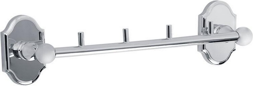 Перекладина с 4-мя крючками, хром XX Veragio Stanford VR.STD-7734.CR