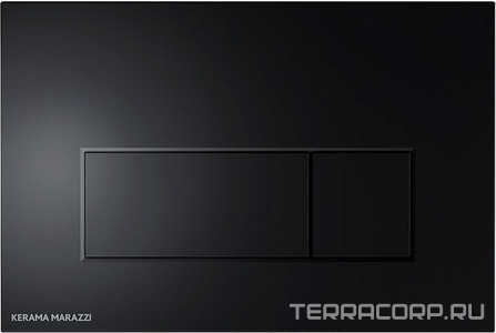 Кнопка управления для скрытых систем инсталляции, черный матовый Kerama Marazzi Универсал M578KM/FPS.A.BLK.M
