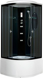 Душевая кабина G-212-01N, 100x100x220 см, цв кабины черный, стекло тонированное, поддон 480 см, ZZ