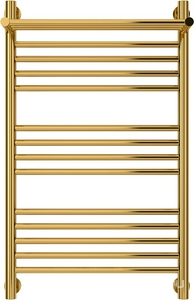 Полотенцесушитель водяной "+ с 1 полкой " 800*500 мм, универсальное подключение,  цвет золото, ZZ Сунержа Богема 03-0223-8050