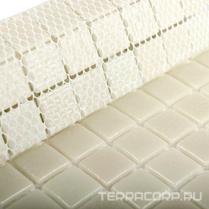 Мозаика Bonaparte Керамическая мозаика Atlantis Bianco (4x24x24) 31.5x31.5 Белый 