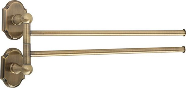 Полотенцедержатель двойной поворотный L33 см., бронза XX Veragio Stanford VR.STD-7724.BR