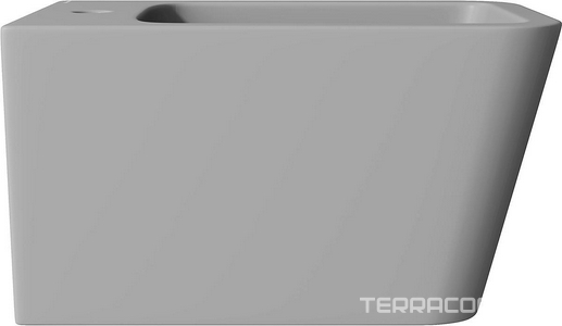 Биде подвесное 525х370мм, крепёж в компл., (цв.серый матовый),  ZZ Aqueduto Macio MAC0330