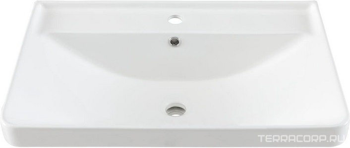 Раковина накладная 70 см, для мебели , цв. белый Aquanet Вега 301804