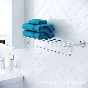 Полка для полотенец , 66 см, хром, ZZ AMPM Like A8037700