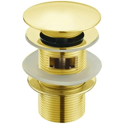 Донный клапан Click-Clack Imperiale с переливом, золото ZZ