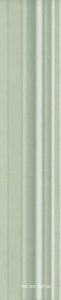 Керамическая плитка Kerama Marazzi Левада Бордюр Багет  зеленый светлый глянцевый 25х5,5 Зеленый 