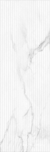 Керамическая плитка Gracia ceramica Hokku Marble matt white wall 02 30х90 Белый 