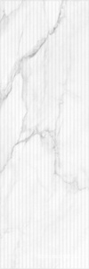 Керамическая плитка Gracia ceramica Hokku Marble matt white wall 02 30х90 Белый 
