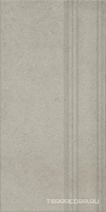 Керамическая плитка Kerama Marazzi Монсеррат Плинтус  серый светлый матовый обрезной 20х40 Серый 