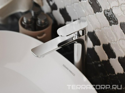 Смеситель PIANO для раковины высокий, без д/к, цвет хром Kerama Marazzi Piano 69315KM.21.018