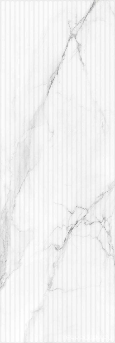 Керамическая плитка Gracia ceramica Hokku Marble glossy white wall 02 30х90 Белый, фото 6