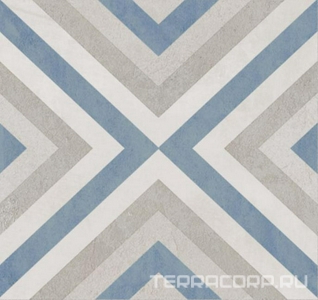 Керамогранит Kerama Marazzi Онда Декор  2 обрезной 7,2х7,2 Серый 