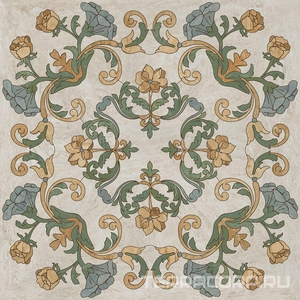 Керамогранит Kerama Marazzi Эвора Декор  центр глянцевый 60х60 Бежевый 