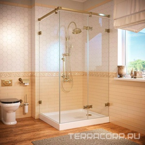 Душевое ограждение AFP-FIS DYNASTY 148,5х108,5 05 01 схема 452, профиль бронза. стекло прозрачное, покрытие покрытие BriteGuard, правое ZZ Vegas Glass AFP-Fis AFP-FIS DYNASTY 148,5х108,5 05 01 схема 452 покрытие BriteG