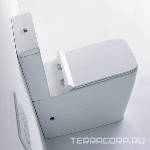 Бачок для унитаза напольного TAVR Слив 4,5/3 л, подключение снизу, цвет белый ZZ Aquanet tavr 203347