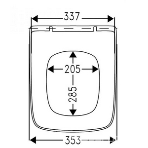 Крышка-сидение тонкое с микролифтом для унитаза  (НЕ ПРОДАЕТСЯ БЕЗ УНИТАЗА) KL Roca Gap 801472001