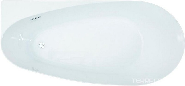 Ванна 1700x800хh580мм, отдельностоящая, интегрированный слив-перелив, д/к цв.хром в компл., (акрил цв.белый),  2 ZZ Allen Brau Priority 2.31002.20