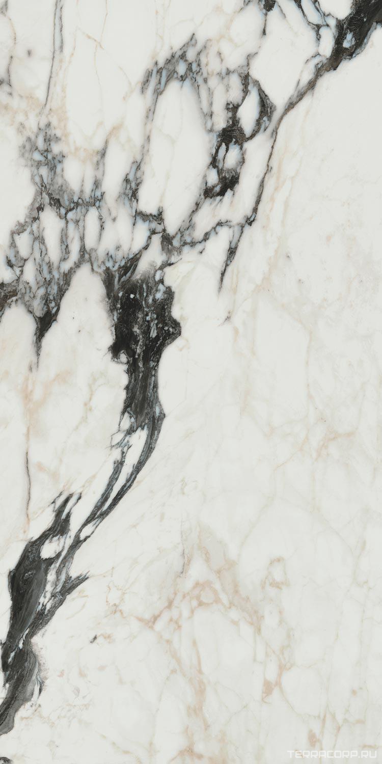 Керамогранит Florim Les Bijoux De Rex Bijoux Calacata Altissimo Blanc Glossy 60x120 Бежевый, фото 4