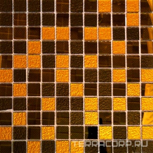 Мозаика Мастера Керамики Glass Мозаика A28 (чип 23x23) 30х30 Золотой 
