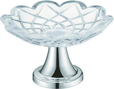 Мыльница настольная, цвет хром ZZ Boheme Brillante 10203