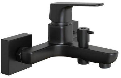 Смеситель для ванны без аксессуаров, цвет черный Bari ZZ