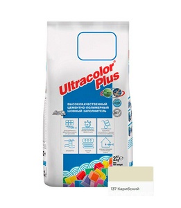   затирка д/швов N137/2кг (Карибский) Mapei ULTRACOLOR PLUS 6013702А