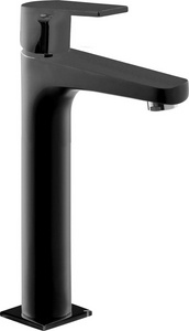 Смеситель для раковины высокий,  цвет черный Azario Treya AZ-156845524
