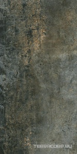 Керамогранит Pamesa Rusty Metal  Coal Luxglass 60x120 Rec. Черный 