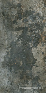 Керамогранит Pamesa Rusty Metal  Coal Luxglass 60x120 Rec. Черный 