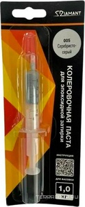 Паста колер. д/ эпокс. затирки  "Диамант" 1кг 005 серебристо-серый Антураж Диамант Color n149988