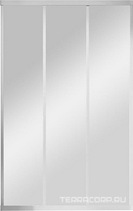 Душевая дверь раздвижная Supernova -100 см, профиль-сатин, стекло-прозрачное, ZZ Ravak ASDP3 00VA0UR2Z1